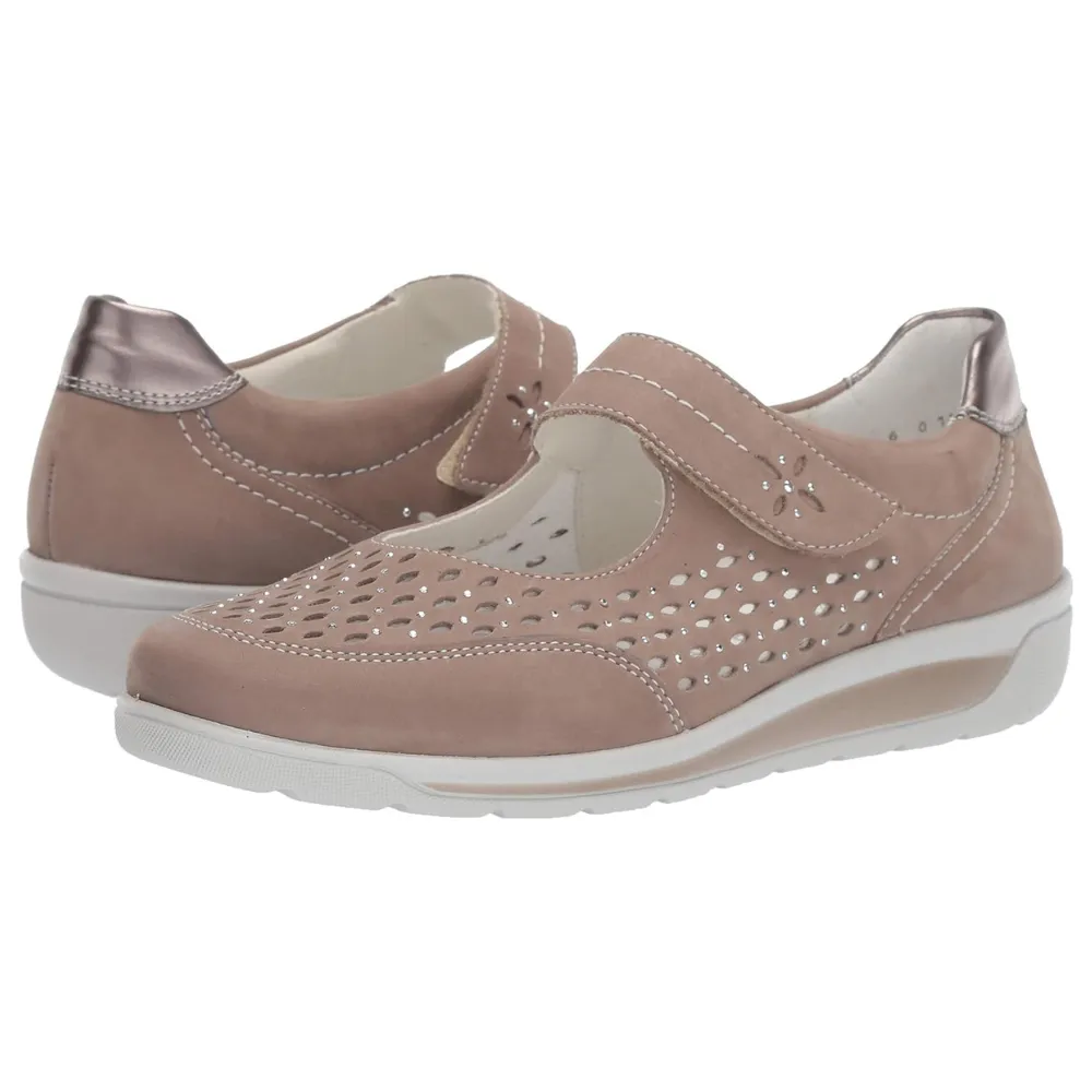 Ara Manning Taupe Nubuck Mary Jane (Women's)