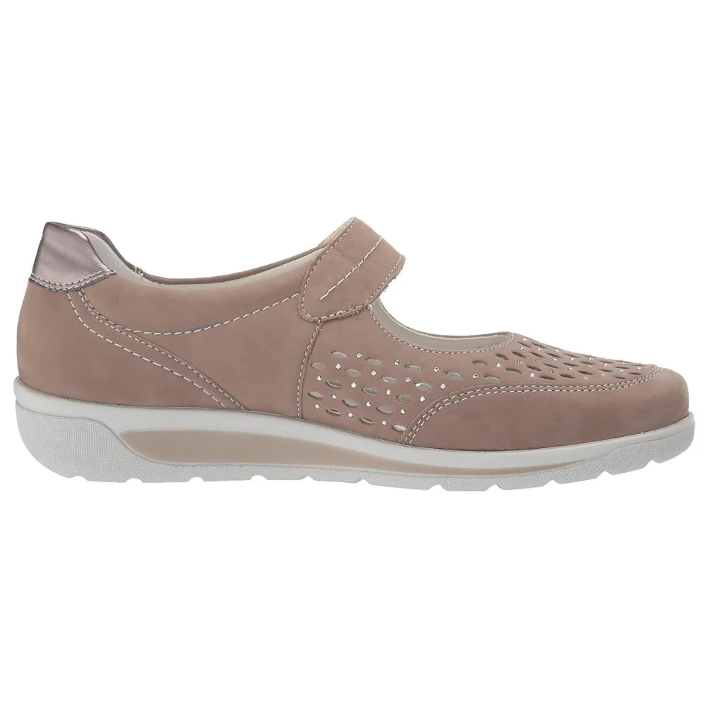 Ara Manning Taupe Nubuck Mary Jane (Women's)