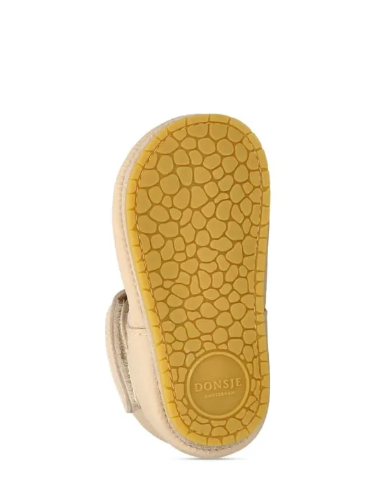 Donsje   Banana leather pre-walker shoes 