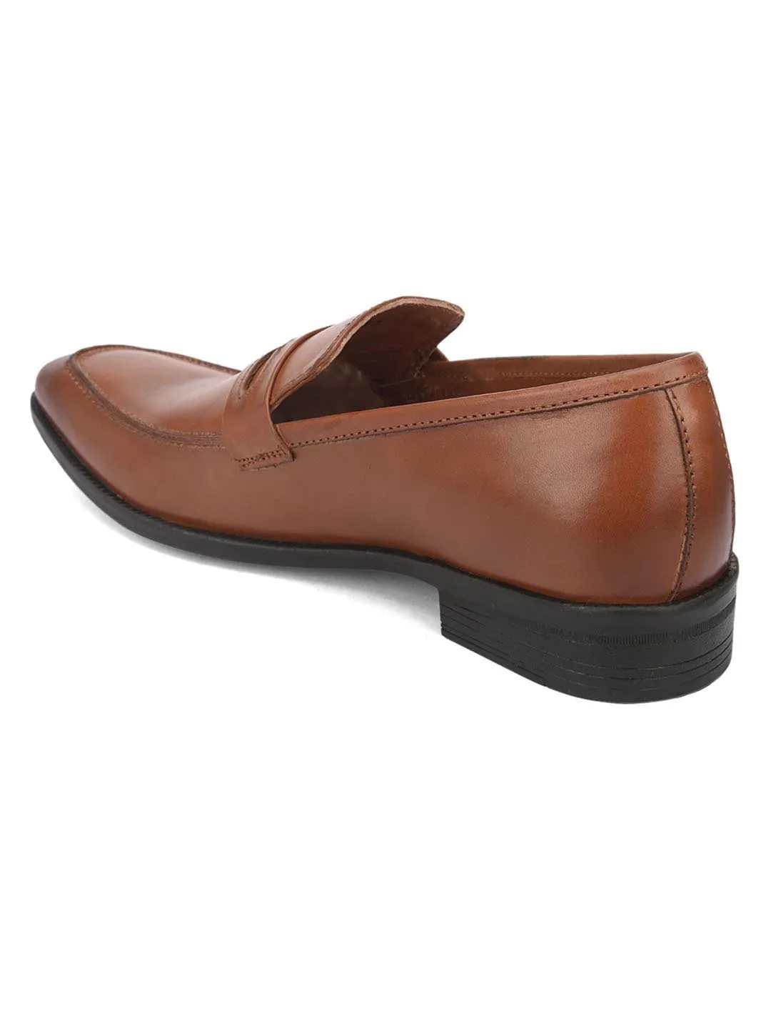 Genuine Leather Tan Brown Office/ Dress Formal Slip On Shoes