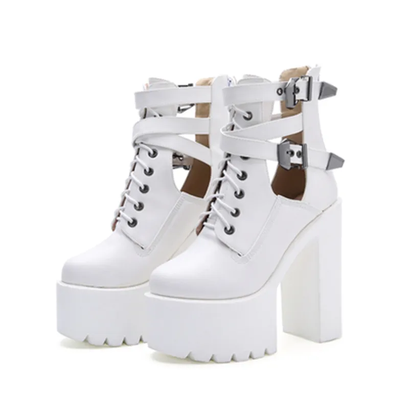 High Heels Strap Platform Shoes AD11419