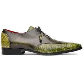 Marco Di Milano Anzio Alligator and Leather Green