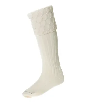 Men's Kilt Socks - Ecru